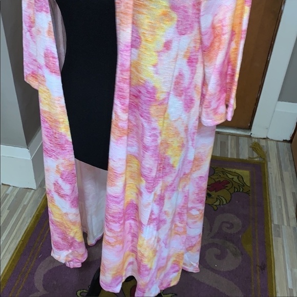 TORRID multi watercolor open front kimono! - Picture 6 of 7